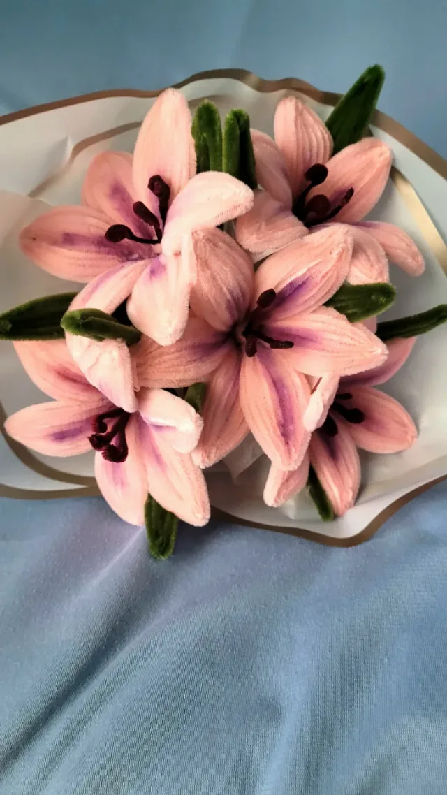 Buchet de flori handmade sârmă plușată – Timisoara, Timiș