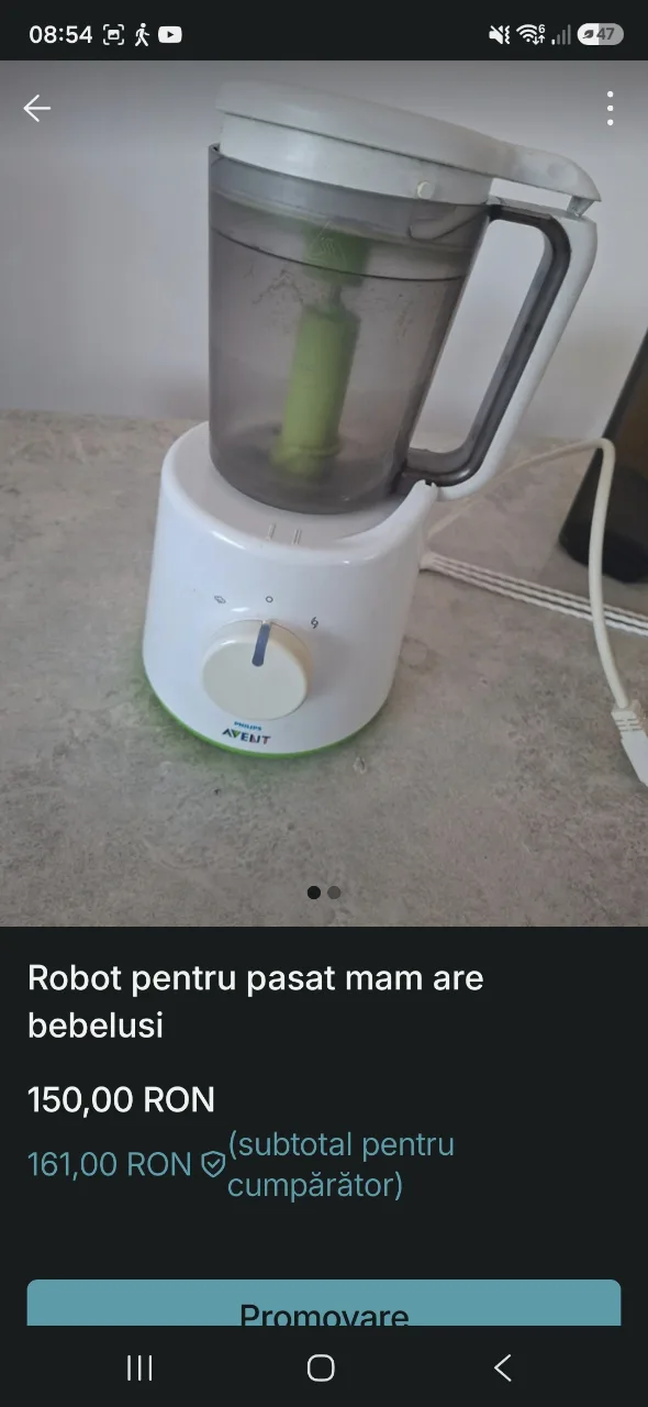 robot de pasat mancare bebelusi – Buftea, Ilfov