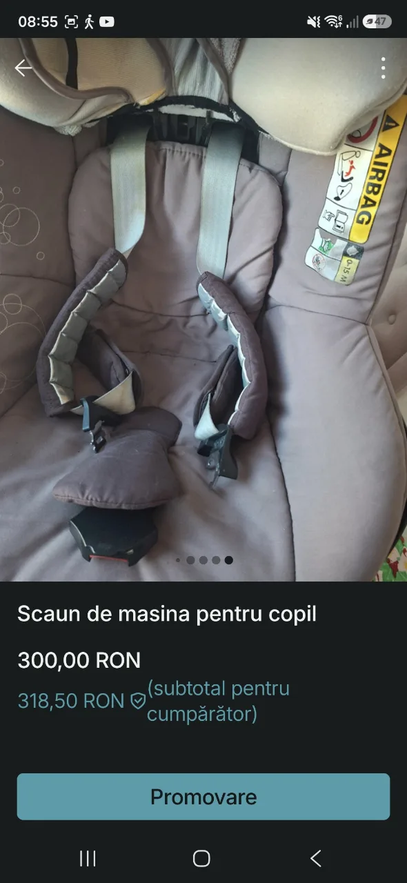 scaun de masina pentru bebelusi – Buftea, Ilfov