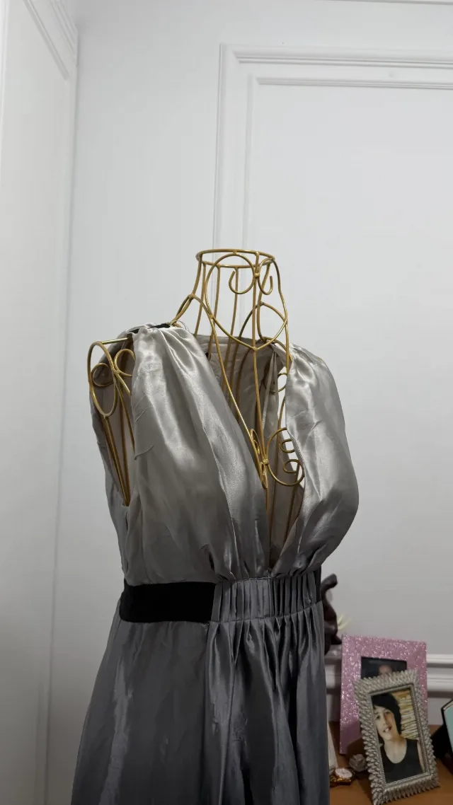 Rochie S Mango mătase naturală – fotografia 3 din 5
