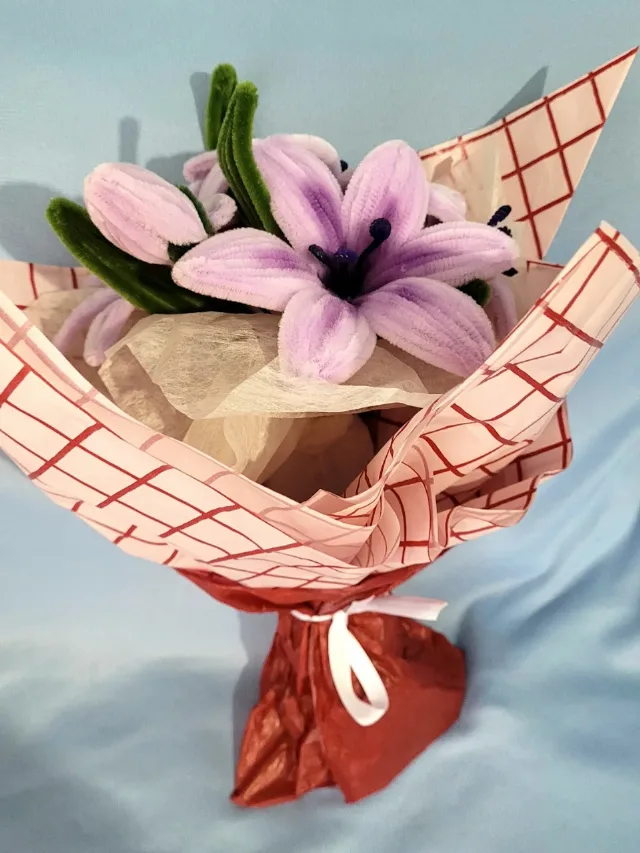 Buchet handmade sârmă plușată – Timisoara, Timiș