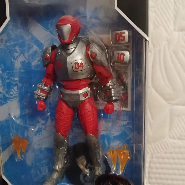 Figurina Mcfarlane Rocket Red Brigade Platinum Edition Chase – fotografia 4 din 8
