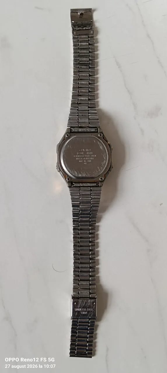 Casio A168 ceas electronic – fotografia 3 din 4