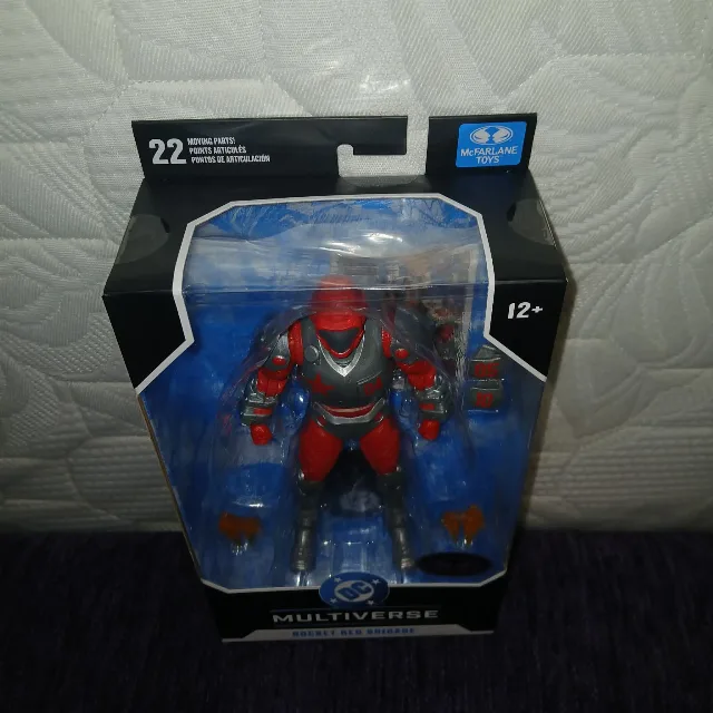 Figurina Mcfarlane Rocket Red Brigade Platinum Edition Chase – fotografia 6 din 8
