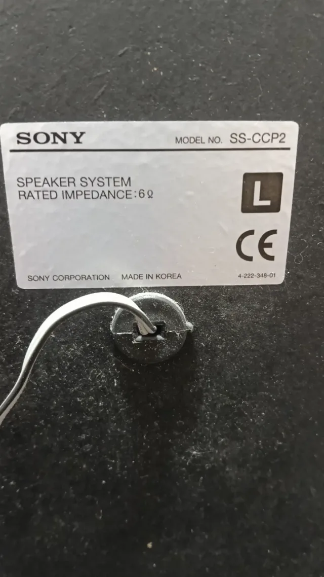 Boxe Sony SS -ccp2 de 75 W pe 6 ohmi – fotografia 3 din 8