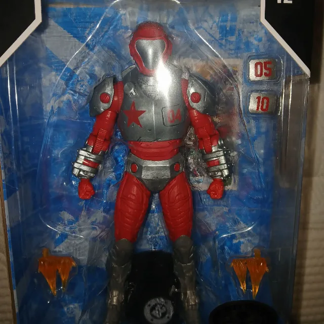 Figurina Mcfarlane Rocket Red Brigade Platinum Edition Chase – fotografia 7 din 8