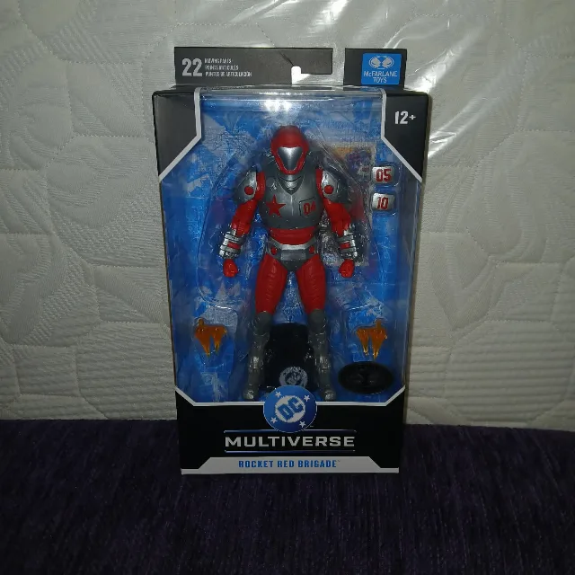 Figurina Mcfarlane Rocket Red Brigade Platinum Edition Chase – fotografia 5 din 8