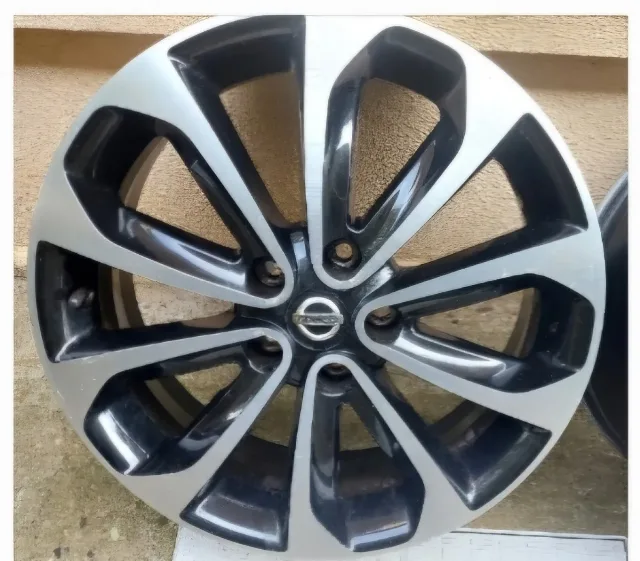 Vand set 4 jante Nissan originale R18, dimensiune 18 x 6,5 inch, cu 5 prezoane 114,3. Profilul jantei H2. – fotografia 4 din 5