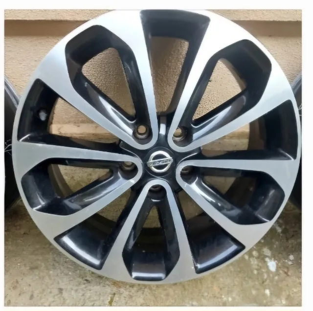 Vand set 4 jante Nissan originale R18, dimensiune 18 x 6,5 inch, cu 5 prezoane 114,3. Profilul jantei H2. – fotografia 3 din 5