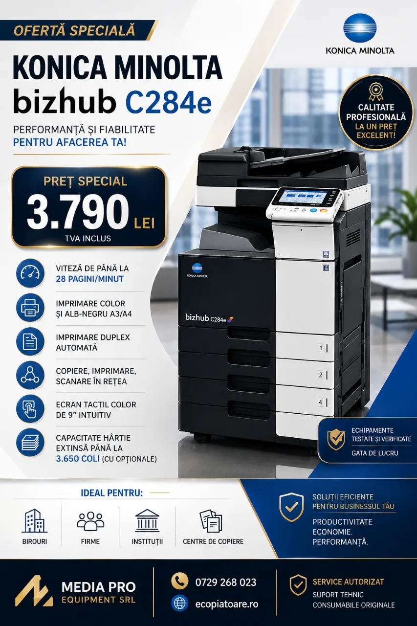 konica minolta bizhub c284 e – Constanta, Constanța