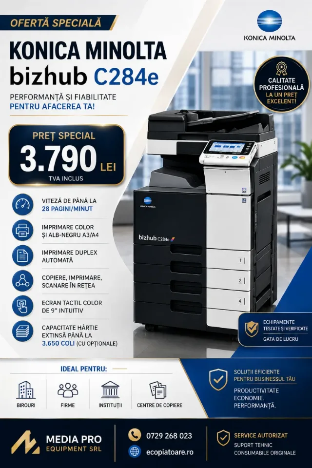 konica minolta bizhub c284 e – Constanta, Constanța