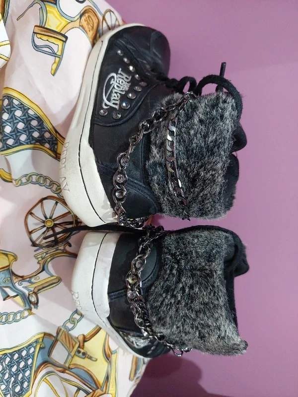 Adidași înalți Replay Blue Jeans – fotografia 4 din 5