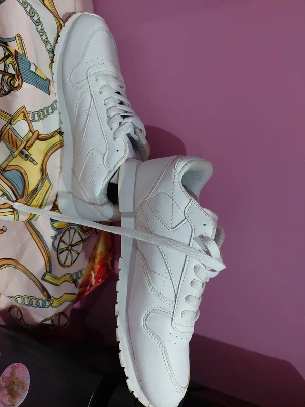 Adidași Reebok Classic Leather All White – fotografia 5 din 5