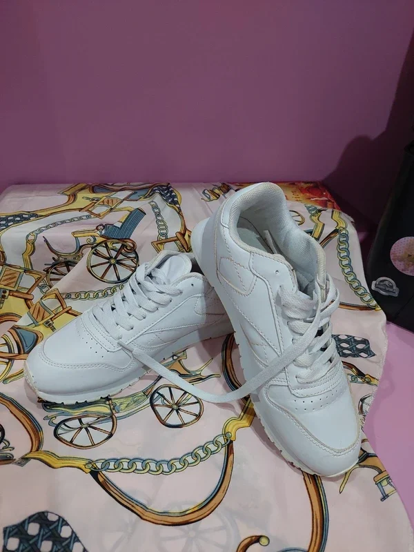 Adidași Reebok Classic Leather All White – fotografia 2 din 5