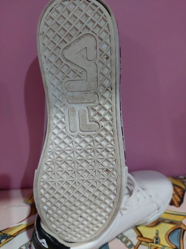 Adidași FILA Albi – fotografia 4 din 6