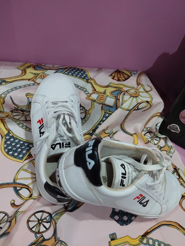 Adidași FILA Albi – fotografia 3 din 6
