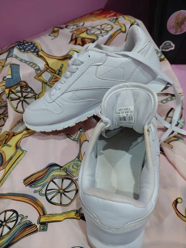 Adidași Reebok Classic Leather All White – fotografia 3 din 5
