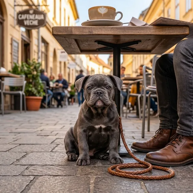 Pui Bulldog Francez băiețel blue cu ochii albaștri – fotografia 3 din 8