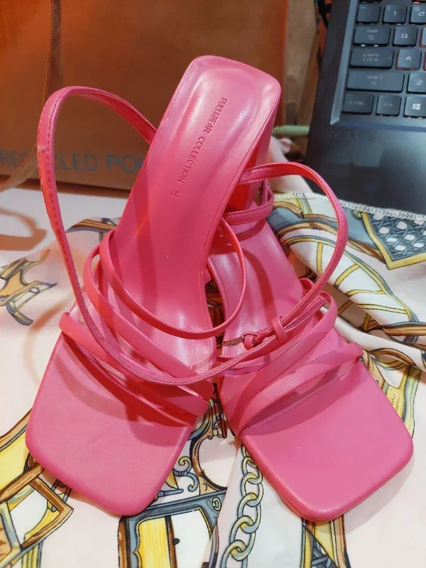 Sandale fuchsia Glitz & Glamour – fotografia 3 din 5