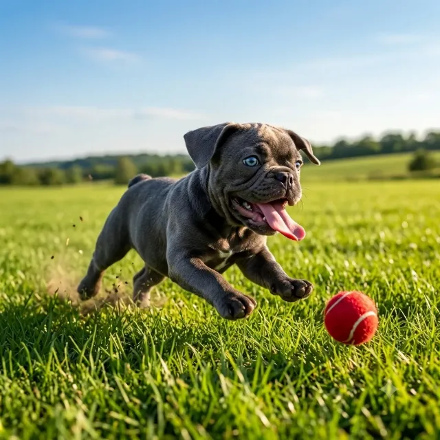 Pui Bulldog Francez băiețel blue cu ochii albaștri – fotografia 5 din 8