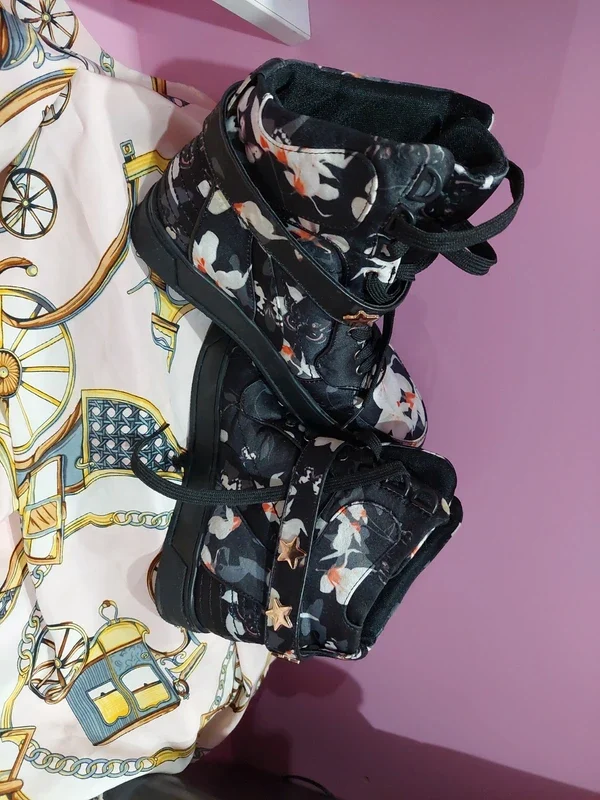 Sneakers cu imprimeu floral – fotografia 3 din 6