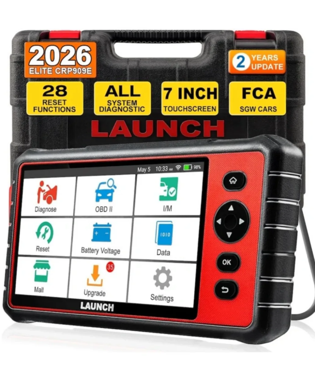 Tester diagnoza auto launch CRP909E WiFi, Android 7, 2GB/16GB garanție! – fotografia 1 din 4