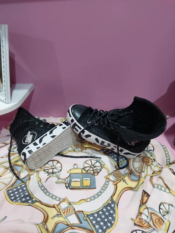 Ghete / Teniși platformă FIORUCCI (Made in Italy) – fotografia 6 din 6