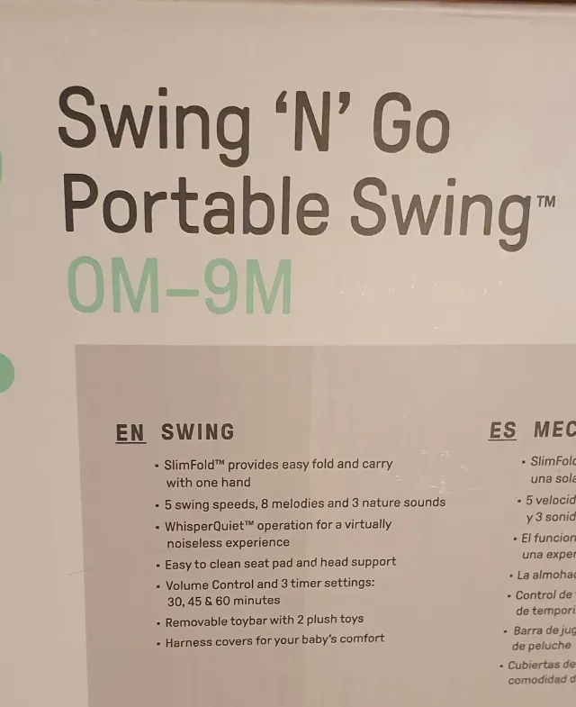 Balansoar/Leagan electric Ingenuity 0-9 luni, Bella Teddy, Swing N Go – fotografia 8 din 8