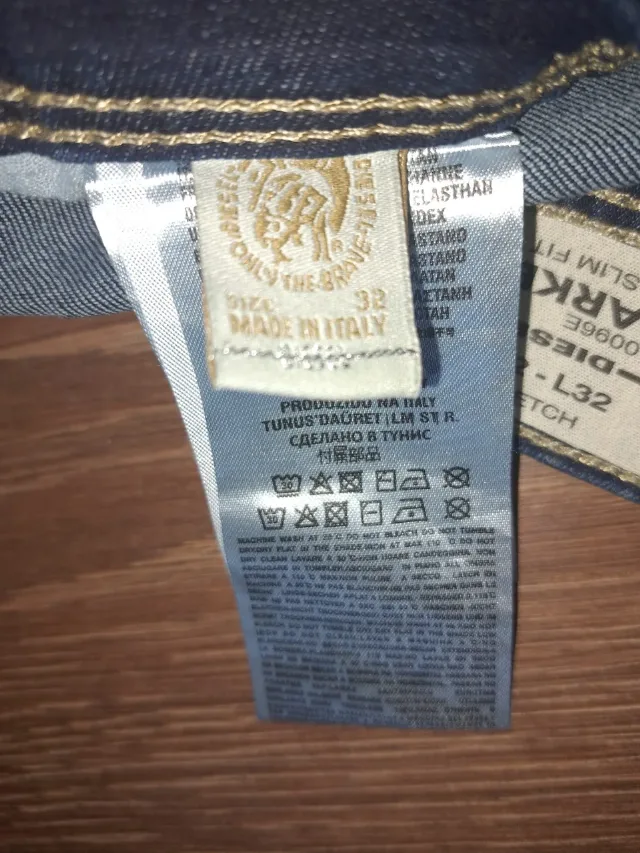 W32 Diesel Jeans Slim Fit For Men – fotografia 3 din 5