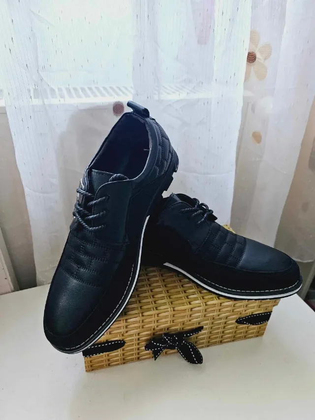 pantofi eleganti negri din piele ecologica – Radauti, Suceava