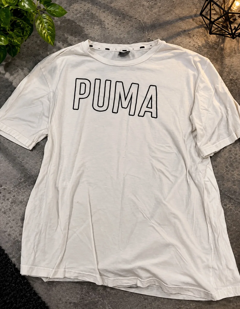 Lot 2 tricouri PUMA L – alb și negru – bumbac – Constanta, Constanța