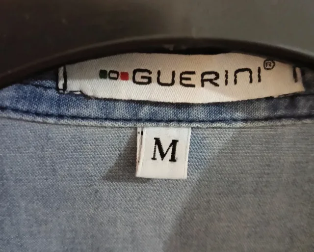 Cămașă denim subțire mărimea 38, stare impecabilă – fotografia 2 din 2