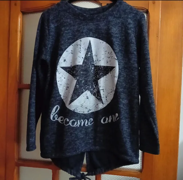 Bluză damă M / 38 | Imprimeu Stea „Become One” – fotografia 1 din 2