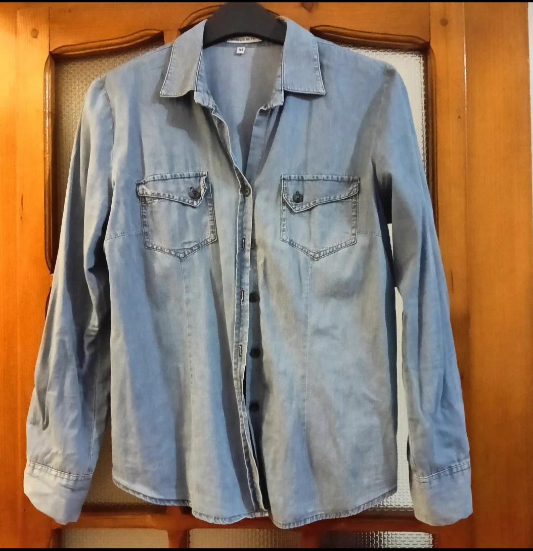 Cămașă denim subțire mărimea 38, stare impecabilă – Constanța, Constanța