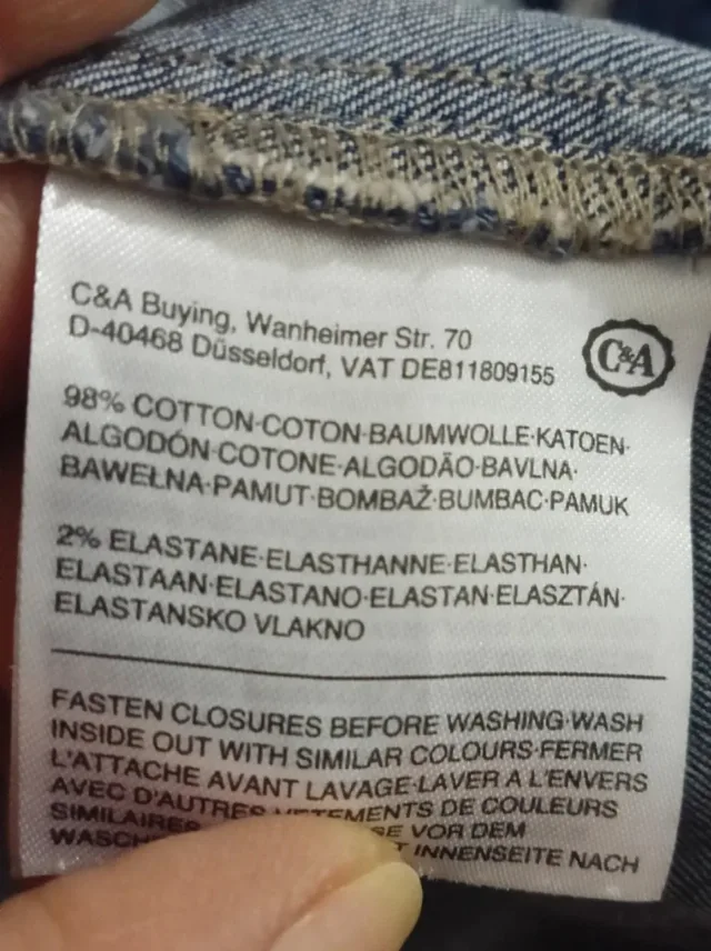 Geacă de blugi damă C&A, mărime S, stare stare foarte bună – fotografia 2 din 2