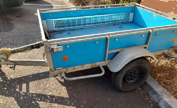 Remorca 750 kg, basculabila, inmatriculata, perfecta stare – fotografia 4 din 4