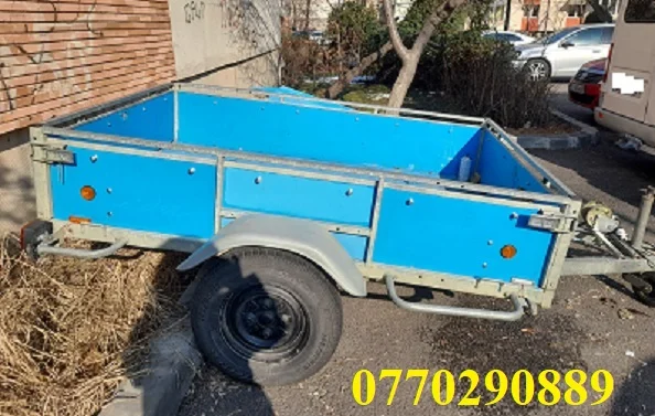 Remorca 750 kg, basculabila, inmatriculata, perfecta stare – fotografia 3 din 4
