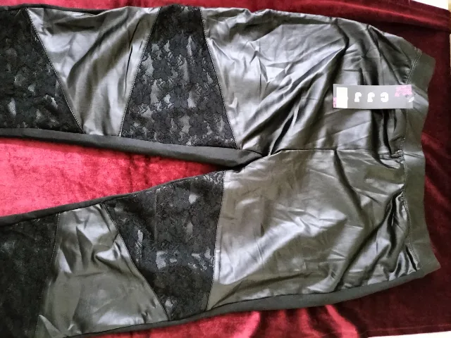 Colanți imitație piele – fotografia 2 din 8
