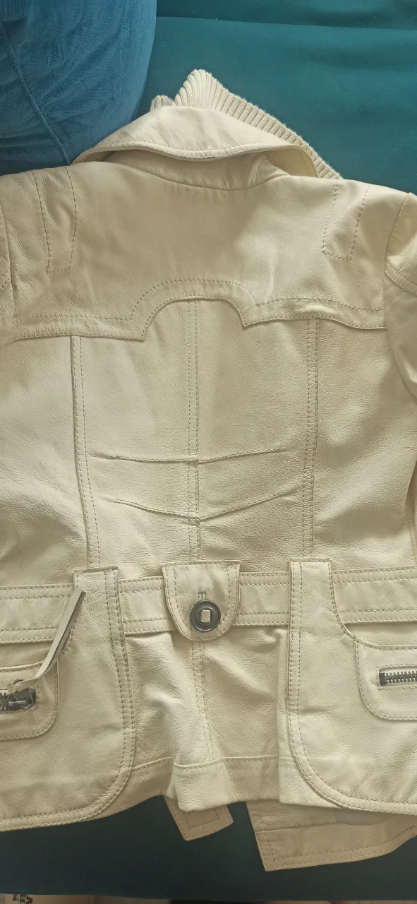 Geaca piele Vero Moda vintage – fotografia 3 din 6