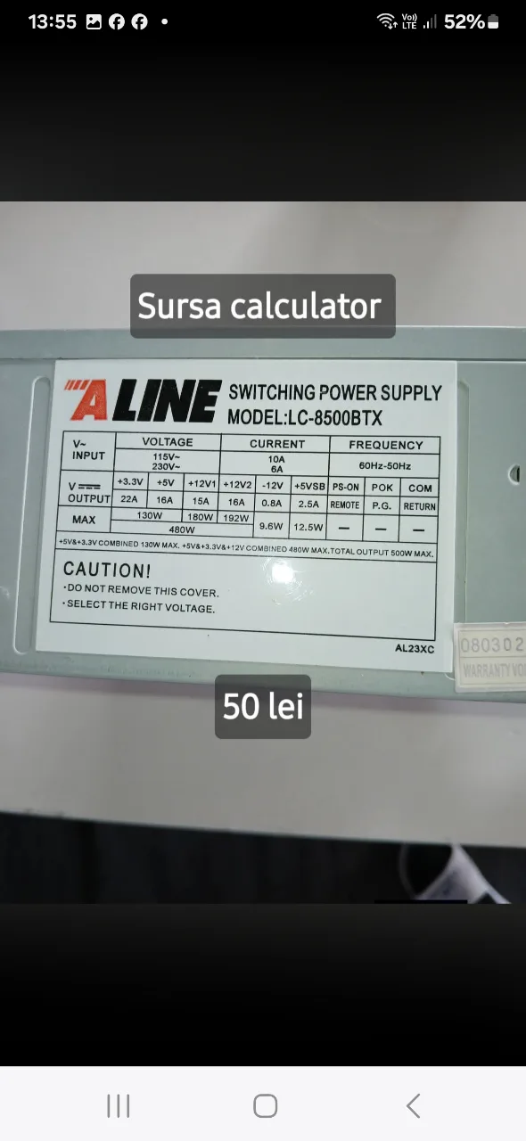 Sursa pentru calculator – Constanța, Constanța