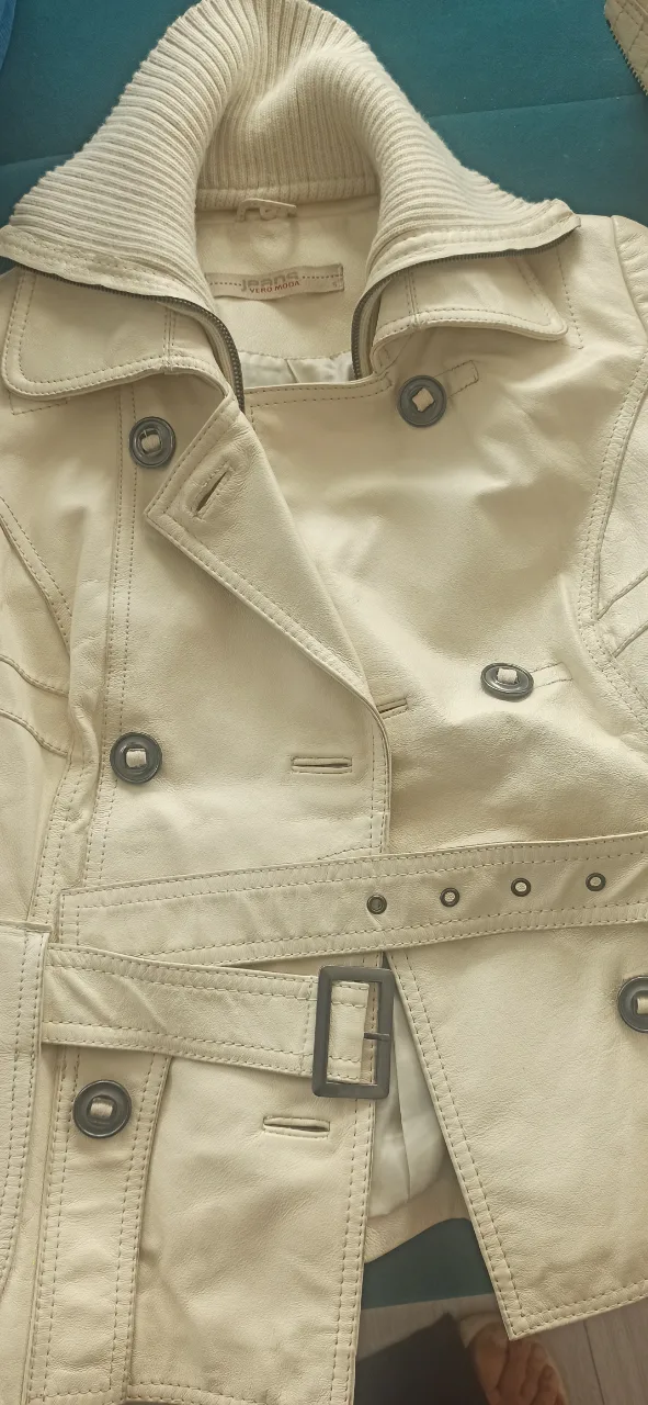Geaca piele Vero Moda vintage – fotografia 2 din 6