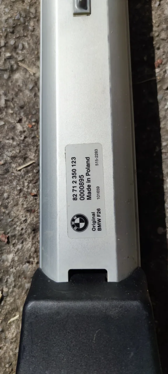 Bare transversale portbagaj originale BMW X4 F26 – OEM – fotografia 3 din 7