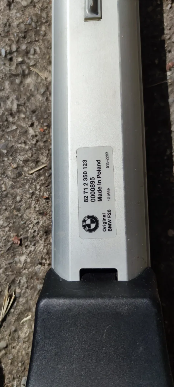 Bare transversale portbagaj originale BMW X4 F26 – OEM – fotografia 5 din 7