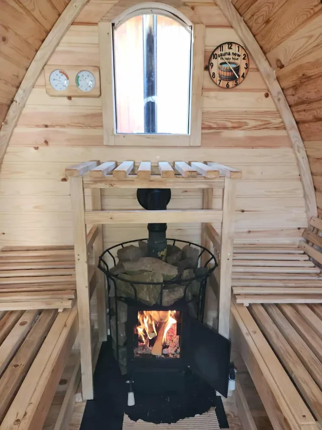 Sauna exterioara 4x2m – fotografia 7 din 8