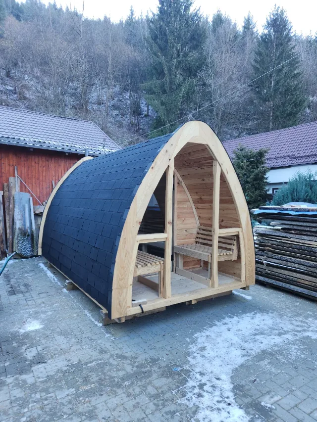 Sauna exterioara 4x2m – fotografia 8 din 8