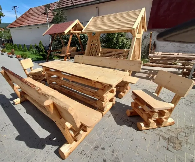 Mobilier de gradina, locuri de joacă si alte produse din lemn masiv – fotografia 7 din 8