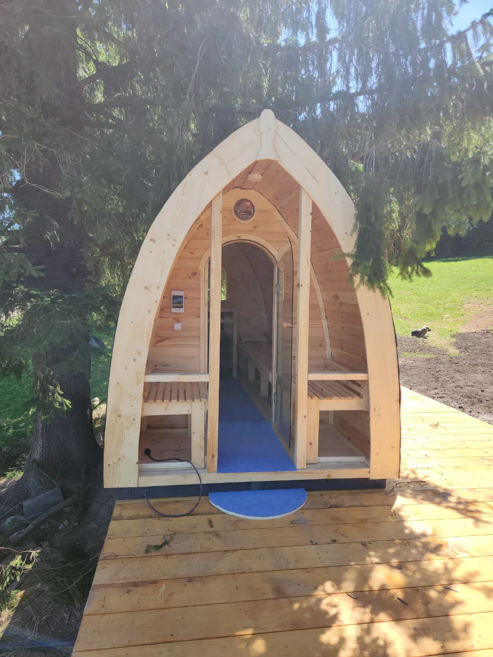 Sauna exterioara 4x2m – fotografia 1 din 8
