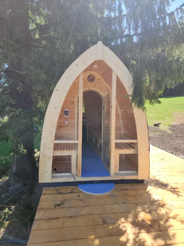 Sauna exterioara 4x2m – fotografia 1 din 8