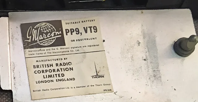 Radio MarconiPhone ,brand istoric , piesă autentică de colecție (Raritate din anii 60)❗ – fotografia 2 din 5