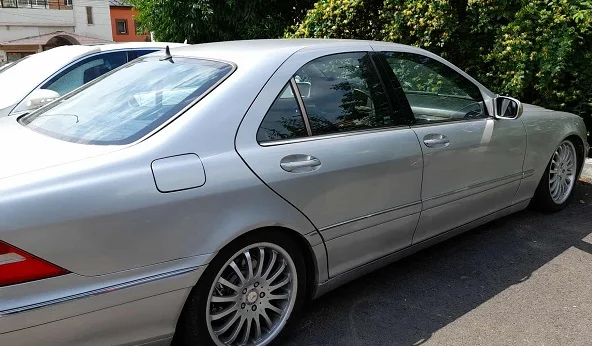 Jante aliaj Mercedes S class R18 fabricatie Japonia – fotografia 6 din 6